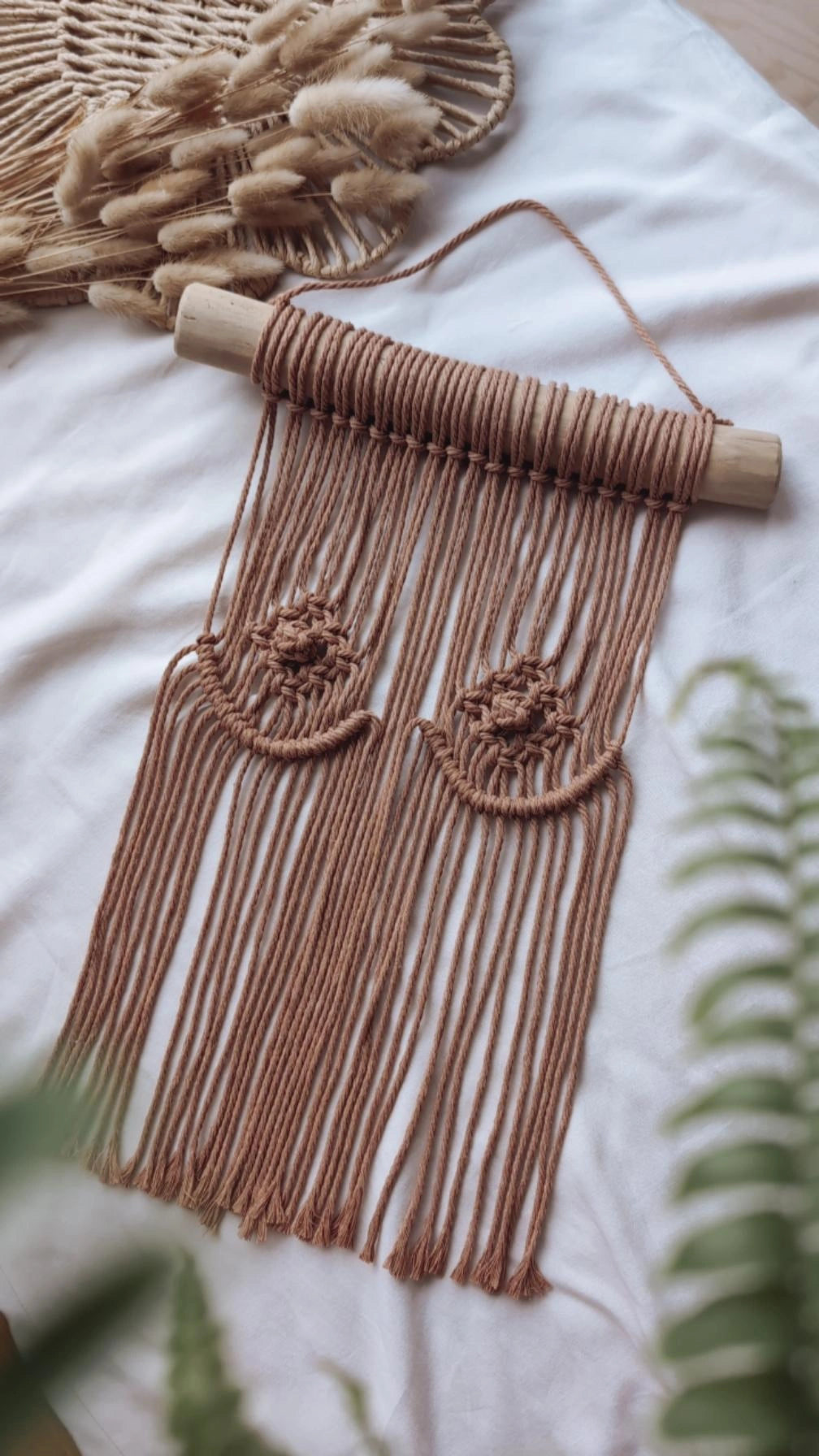 Macrame Boobs Home Decor, Feminine Boho Wall Art