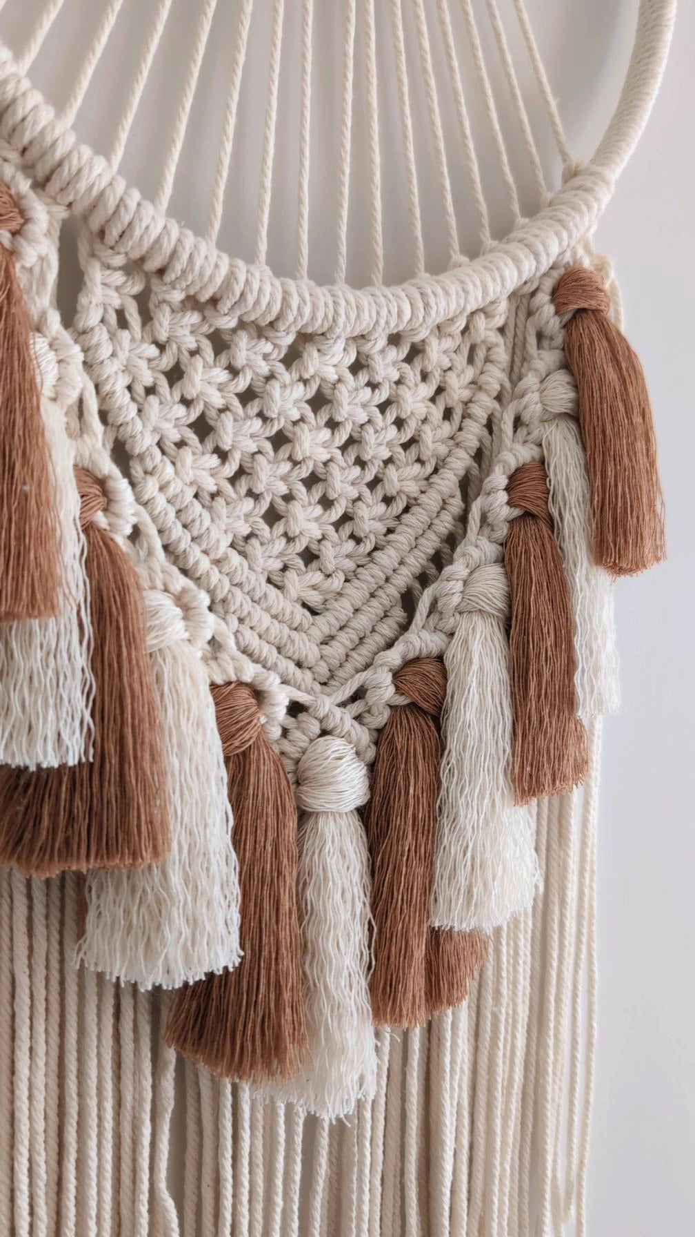 Macrame Dream Catcher, Bohemian Home Decor