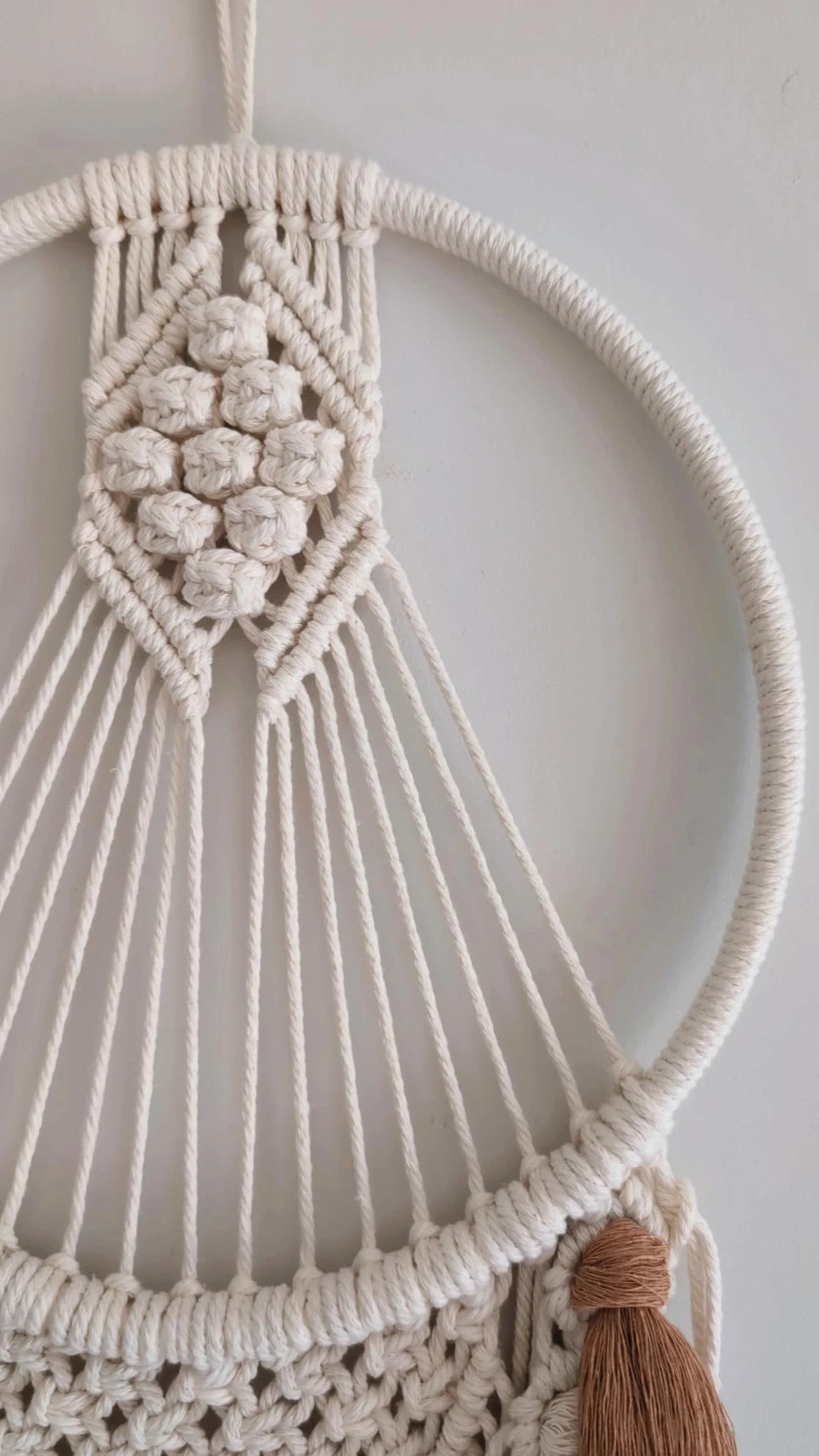 Macrame Dream Catcher, Bohemian Home Decor