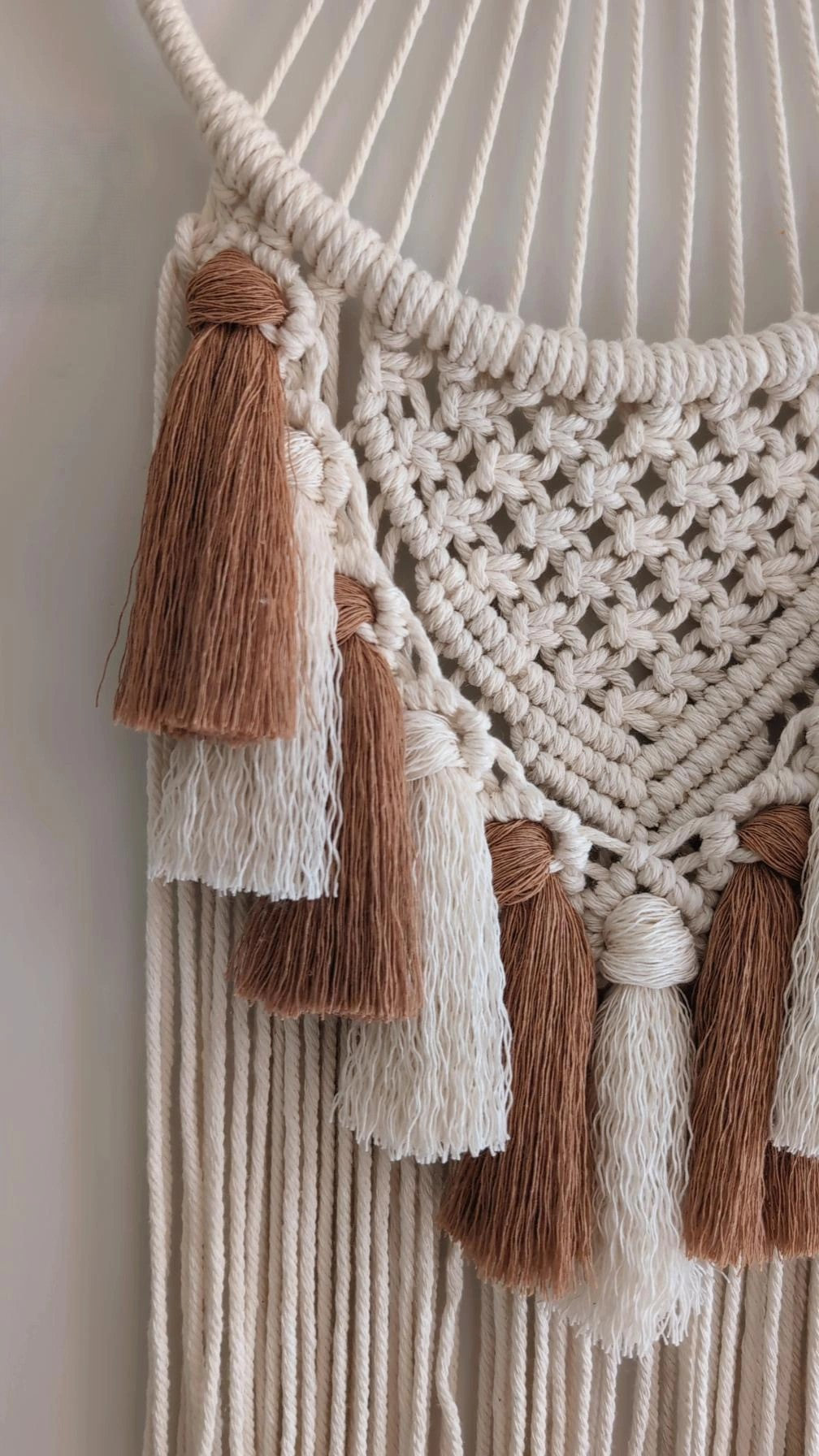 Macrame Dream Catcher, Bohemian Home Decor