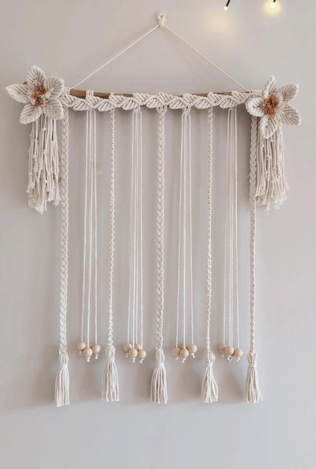 MADE TO ORDER: Macrame Photo Display Wall Decor