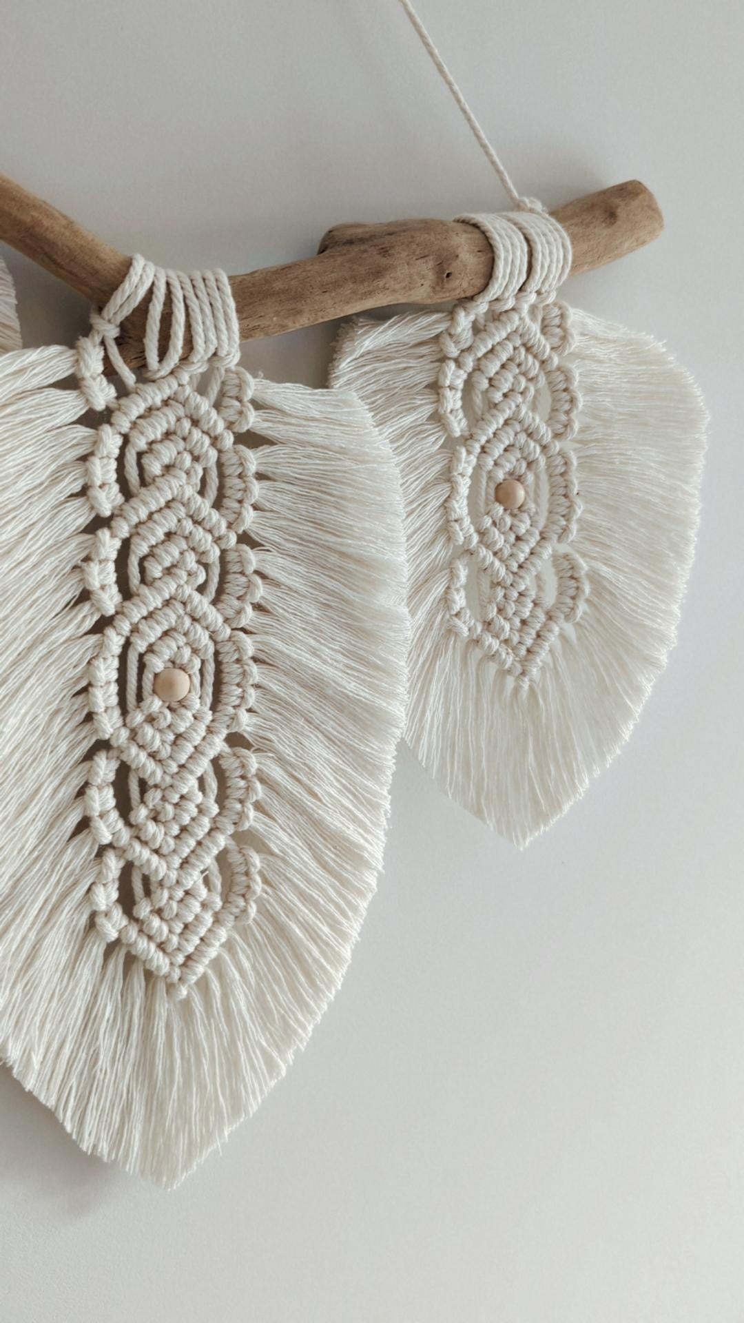 Macrame Leaf Decor
