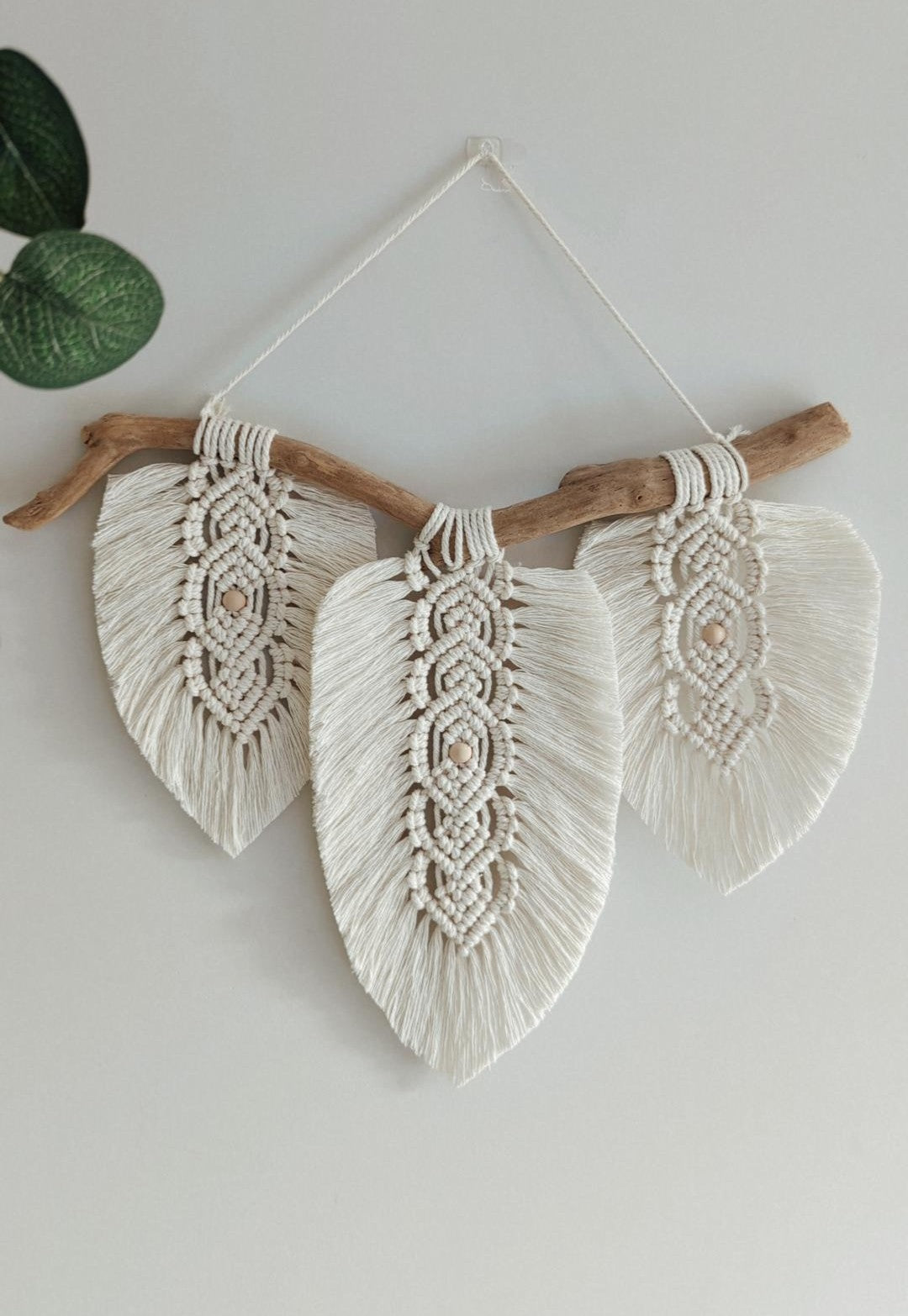 Macrame Leaf Decor