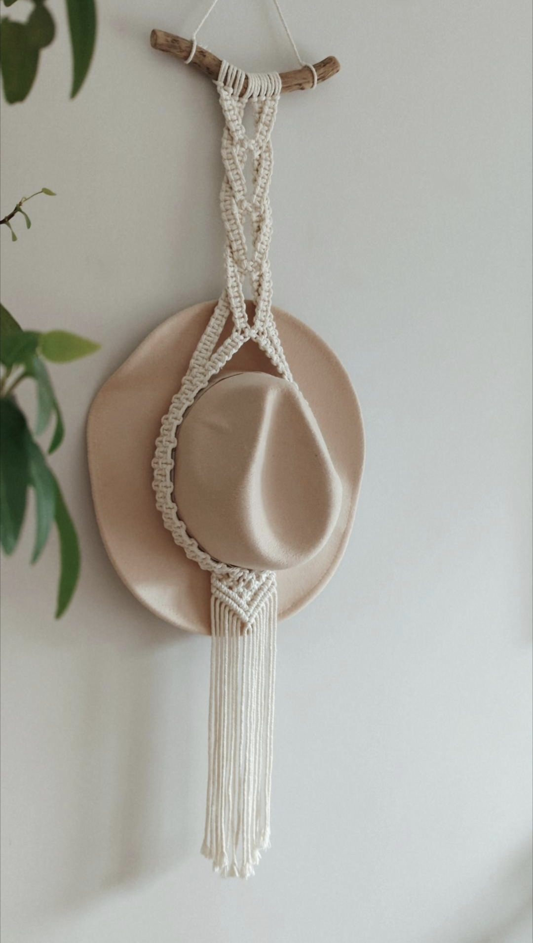 Macrame Hat Holder/Hanger, Hat Display