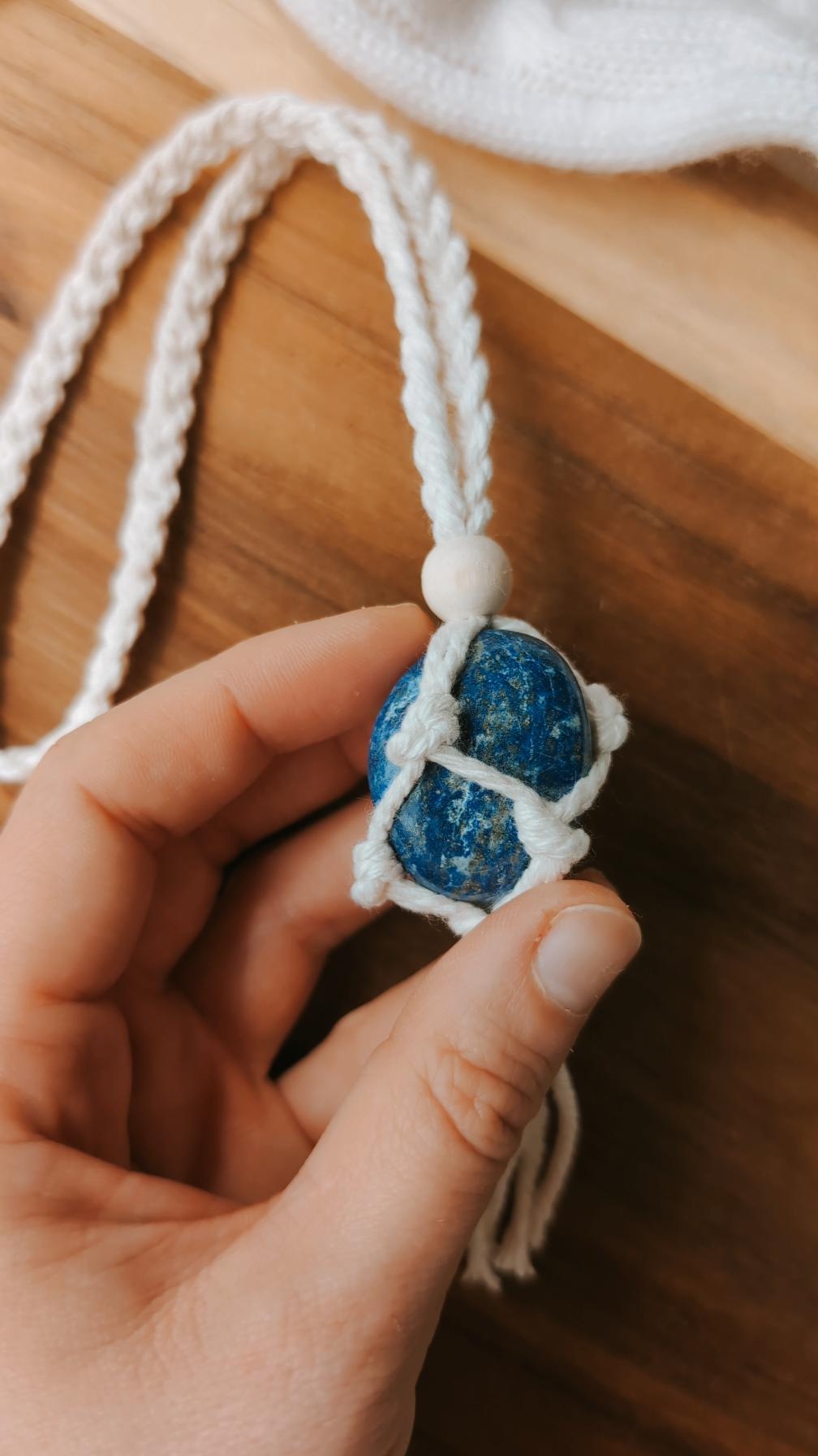 Crystal Macrame Car Charms, Rear View Mirror Decors