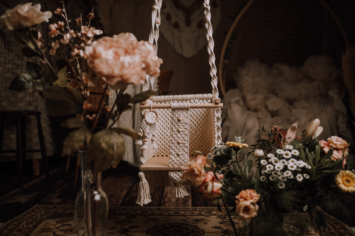 Macrame Baby Swing