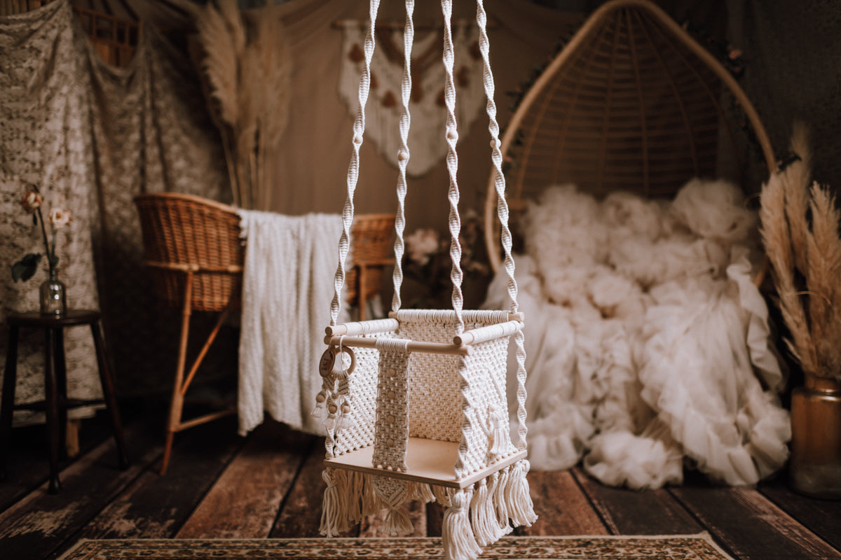 Macrame Baby Swing