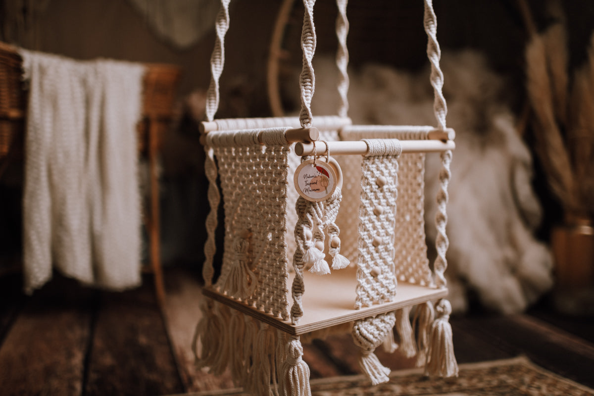 Macrame Baby Swing