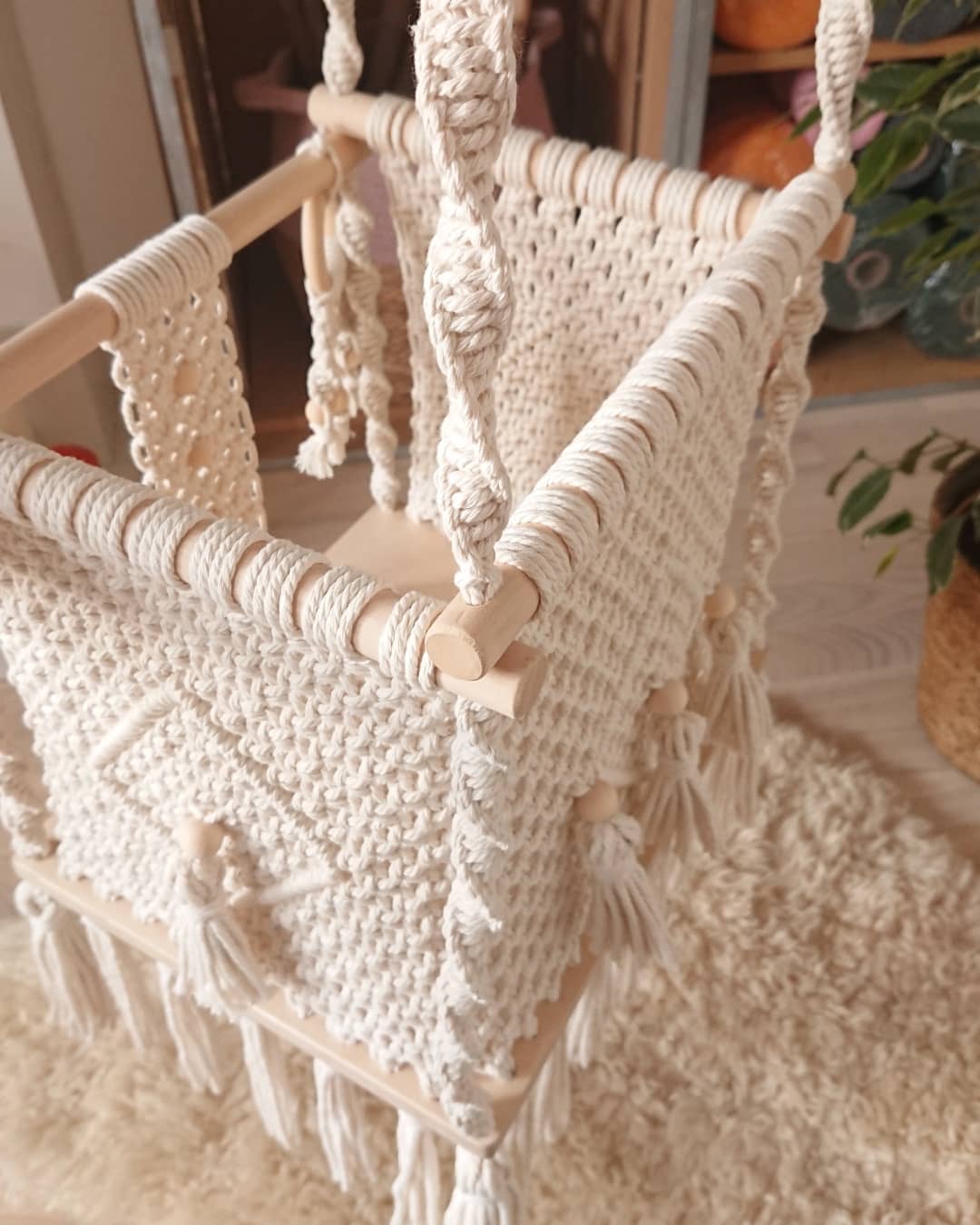 Macrame Baby Swing