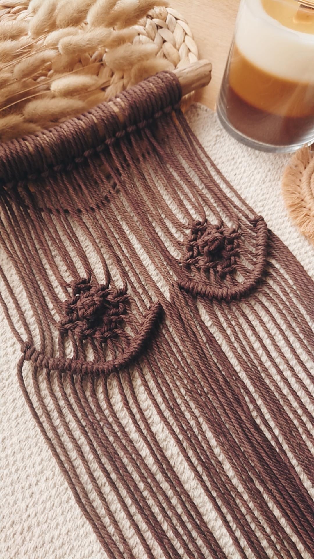 Macrame Boobs Home Decor, Feminine Boho Wall Art