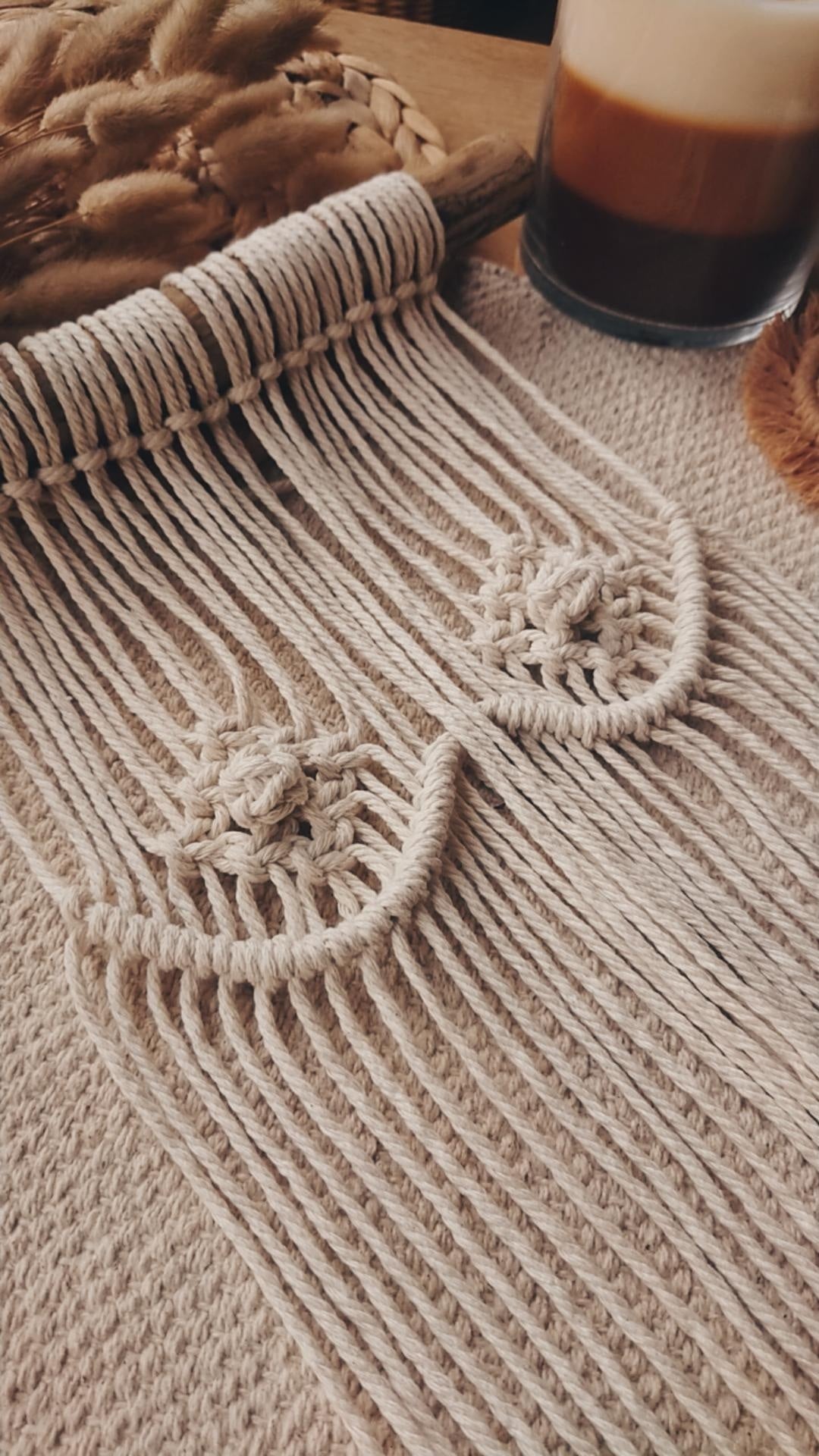 Macrame Boobs Home Decor, Feminine Boho Wall Art