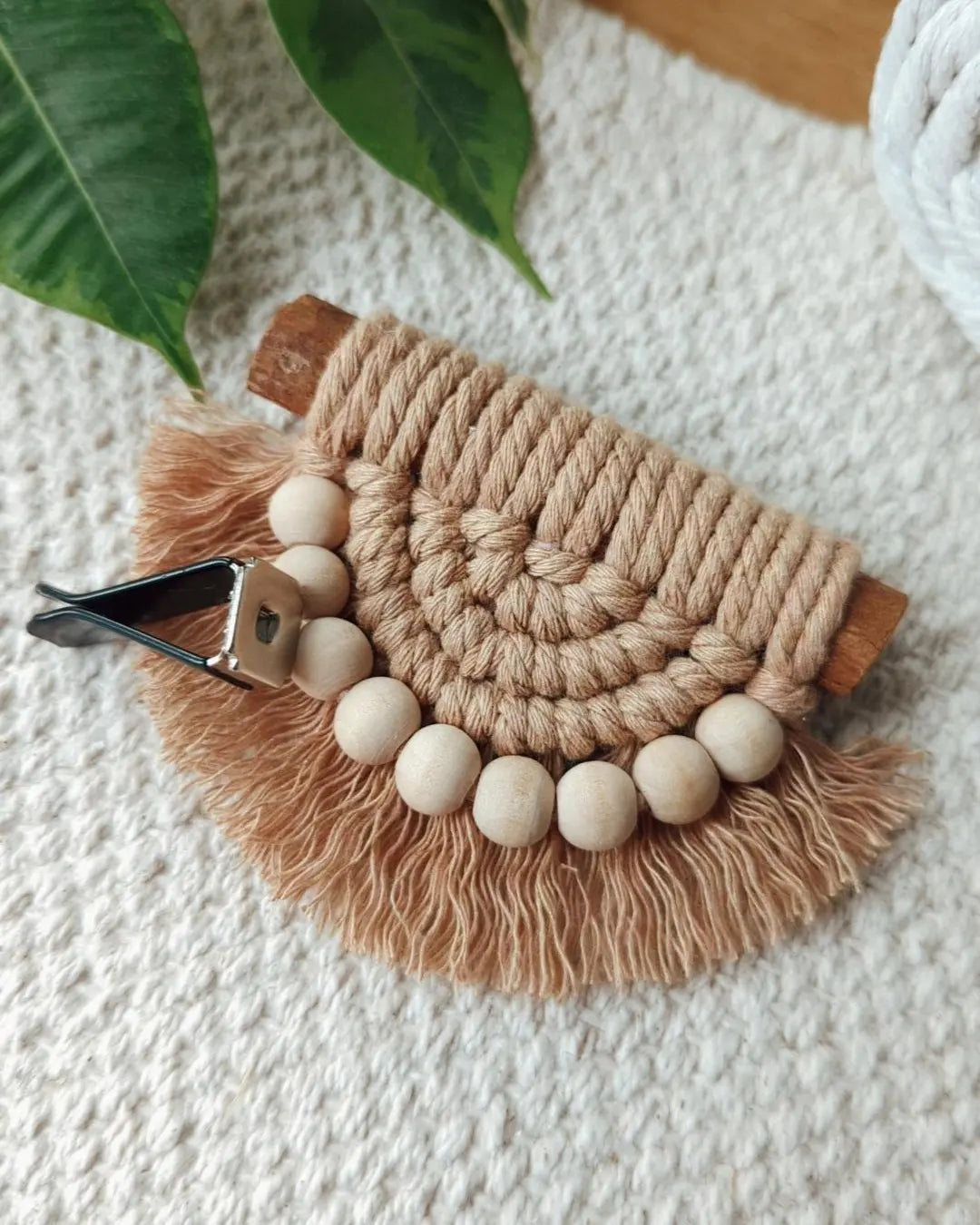 Cinnamon Stick Macrame Car Air Vent Clips/Fridge Magnets