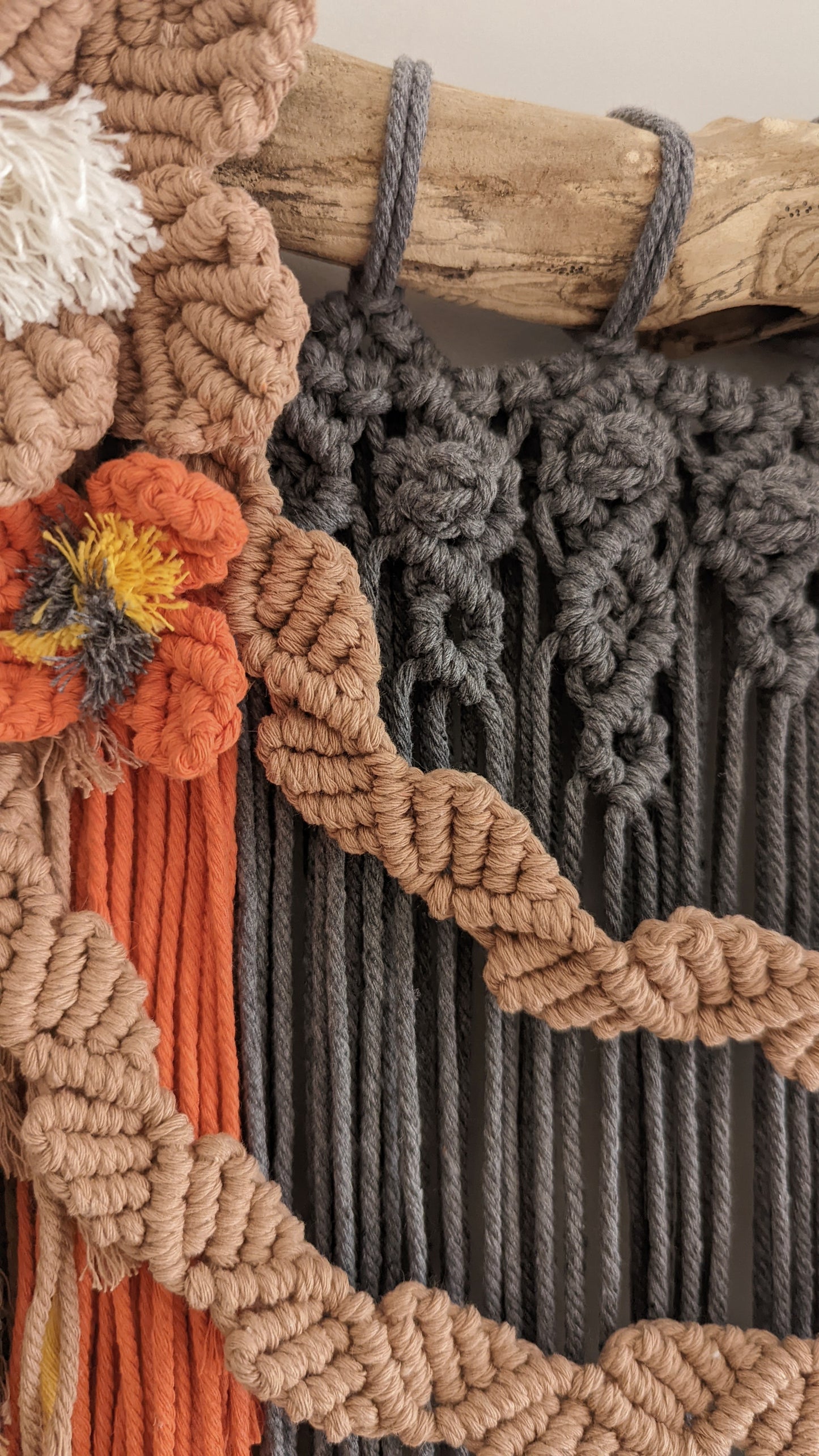 "Colors Of The Fall" Large Macrame Home Decor