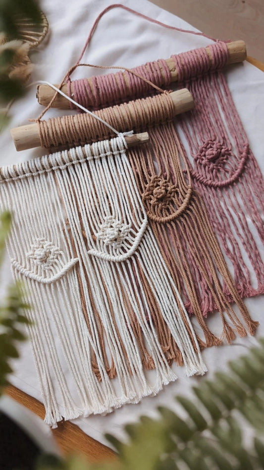 Macrame Boobs Wall Hanging Decors, Feminine Boho Wall Art