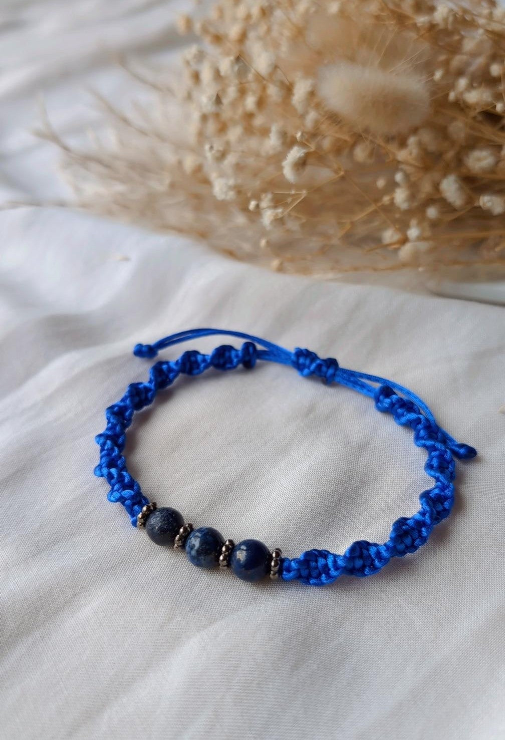 Macrame Crystal Gemstone Beads Bracelets