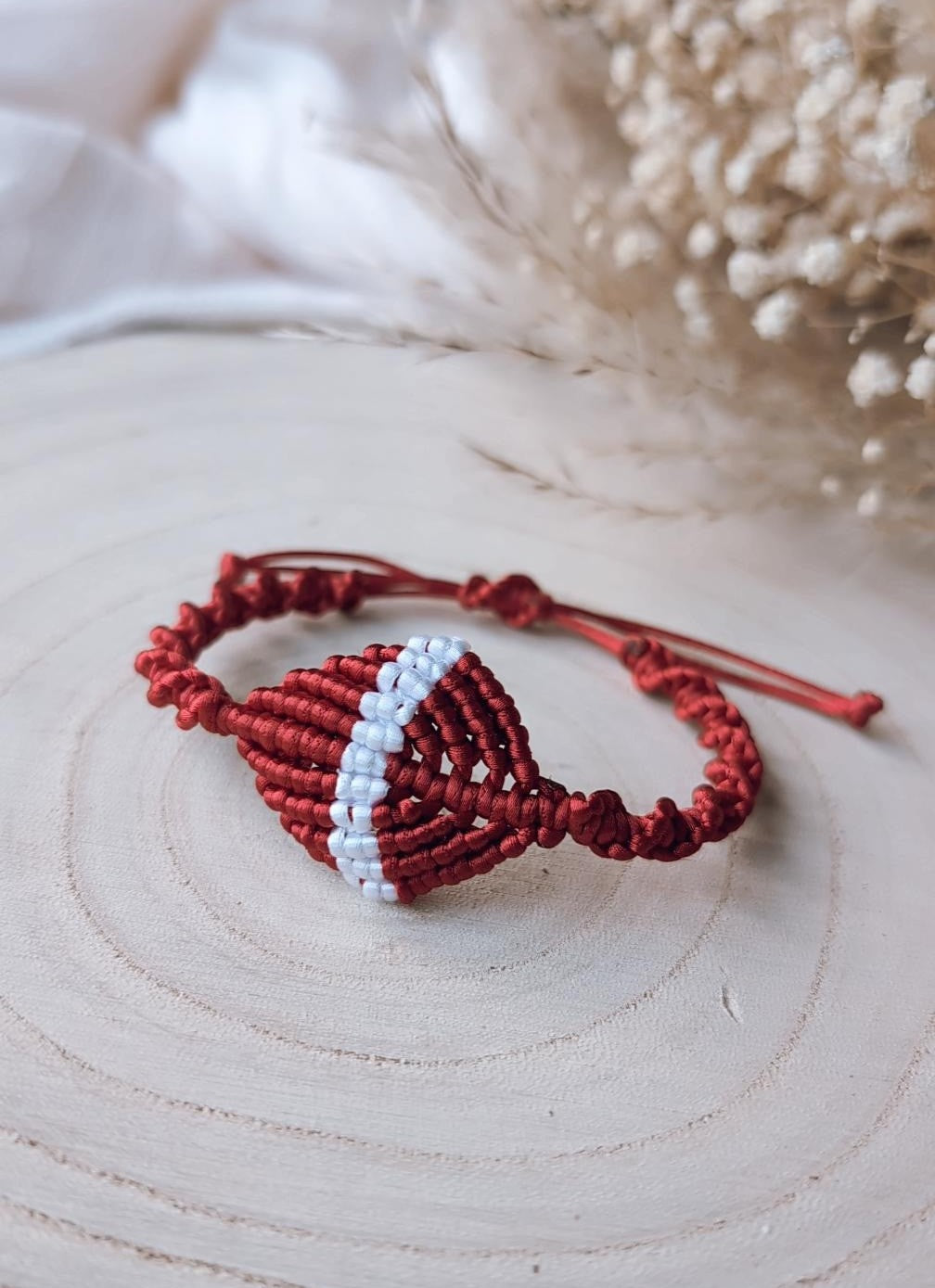 Macrame Leaf Bracelets