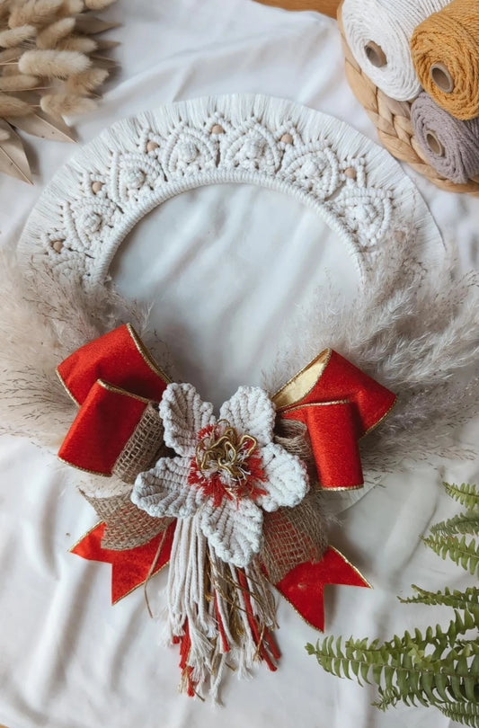 Macrame Christmas Wreath