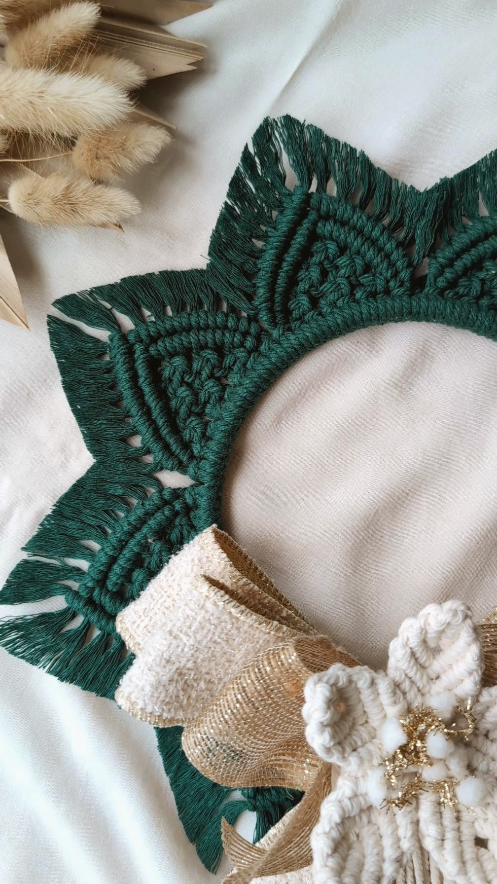 Macrame Christmas Wreath