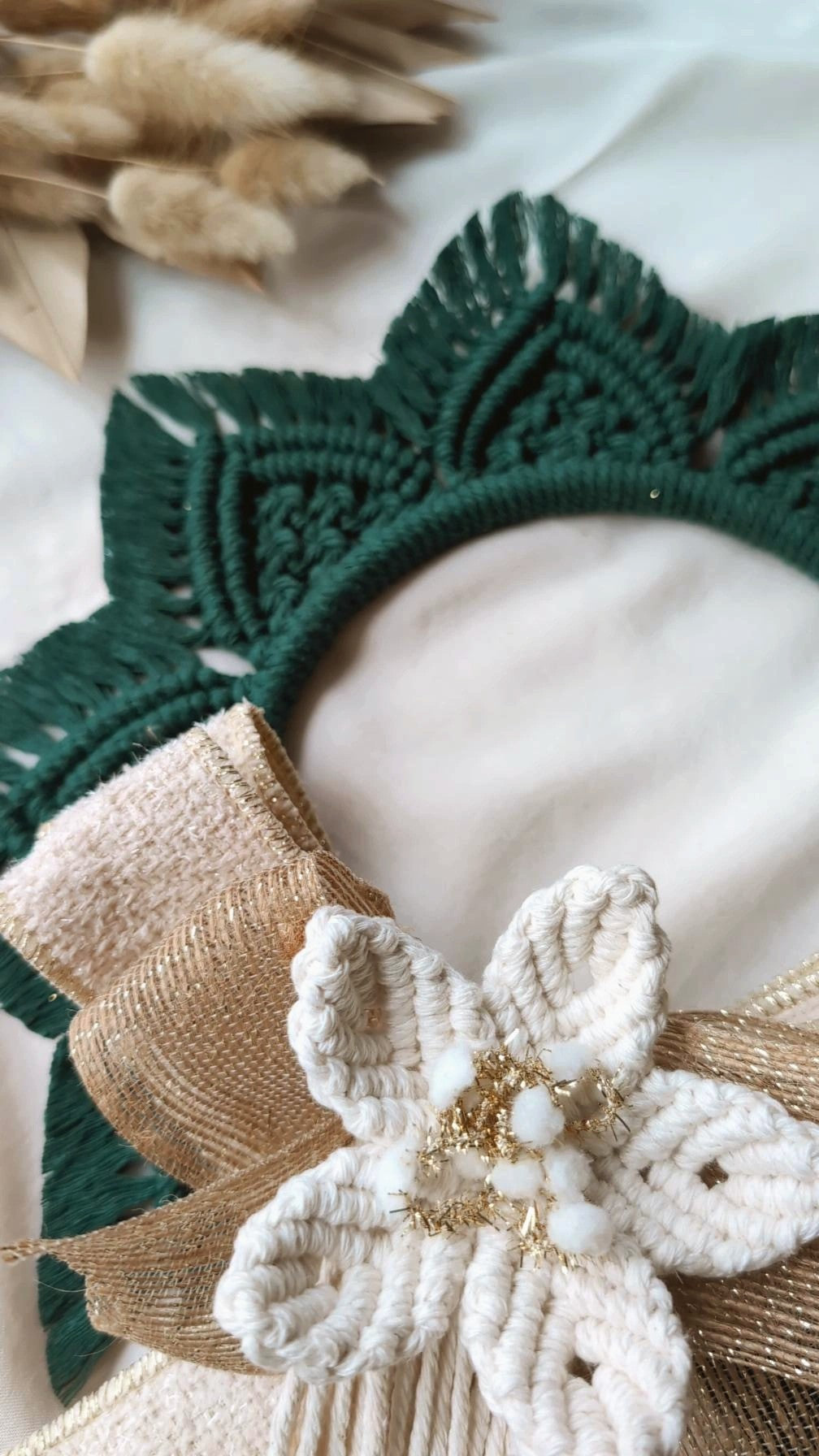 Macrame Christmas Wreath