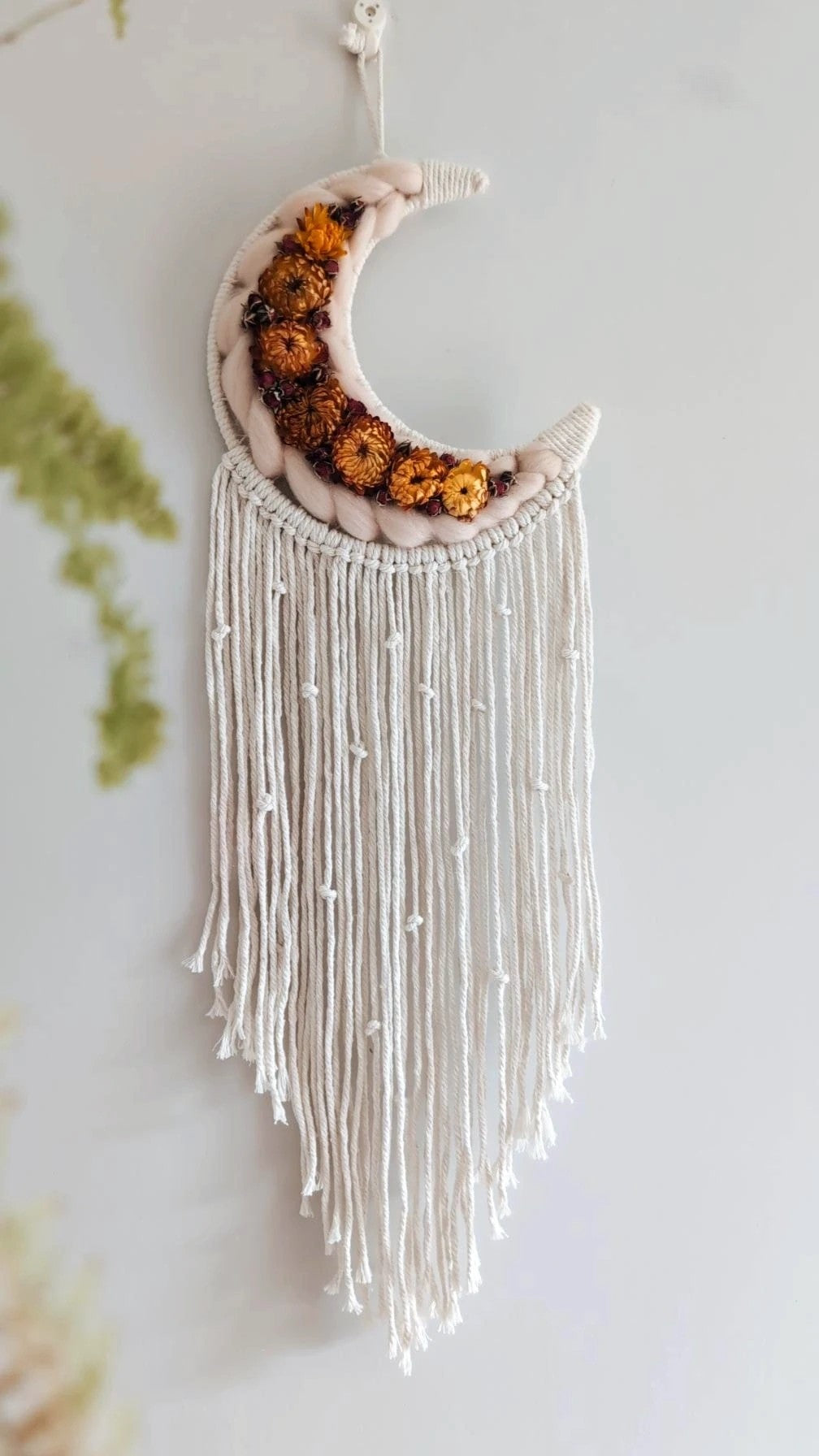 Macrame Moon Phase Dream Catcher