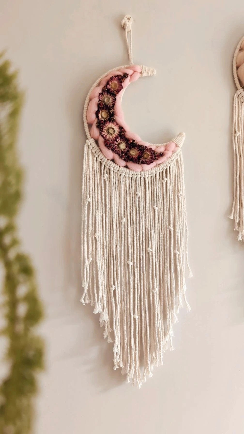 Macrame Moon Phase Dream Catcher