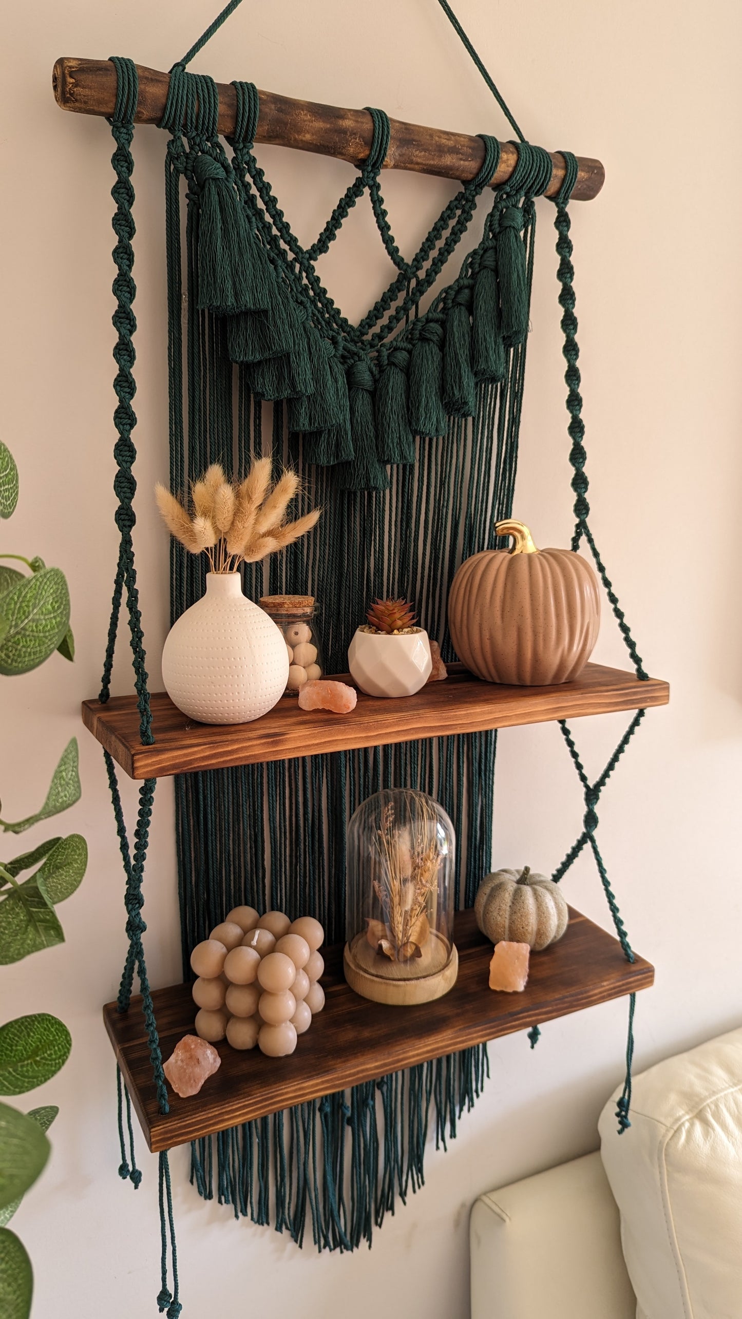 Colors Of The Fall Large Macrame Wall Hanging Decor