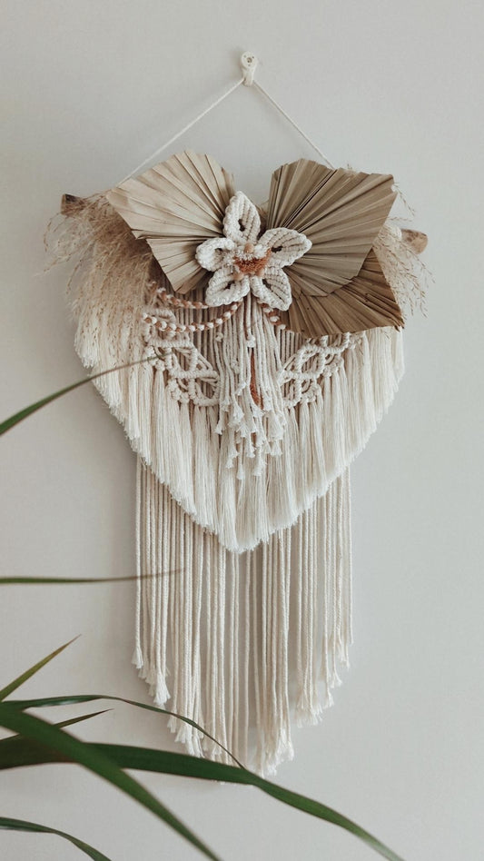 MADE TO ORDER: "Amelia" Macrame & Pampas Grass Rustic Boho Home Decor