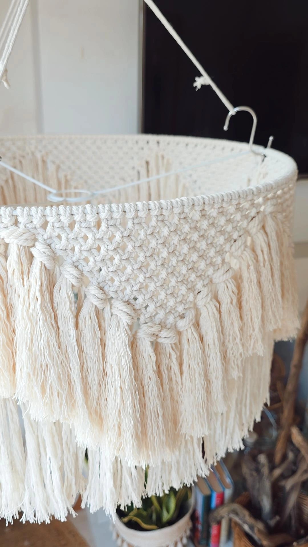 Macrame Chandelier Lampshade