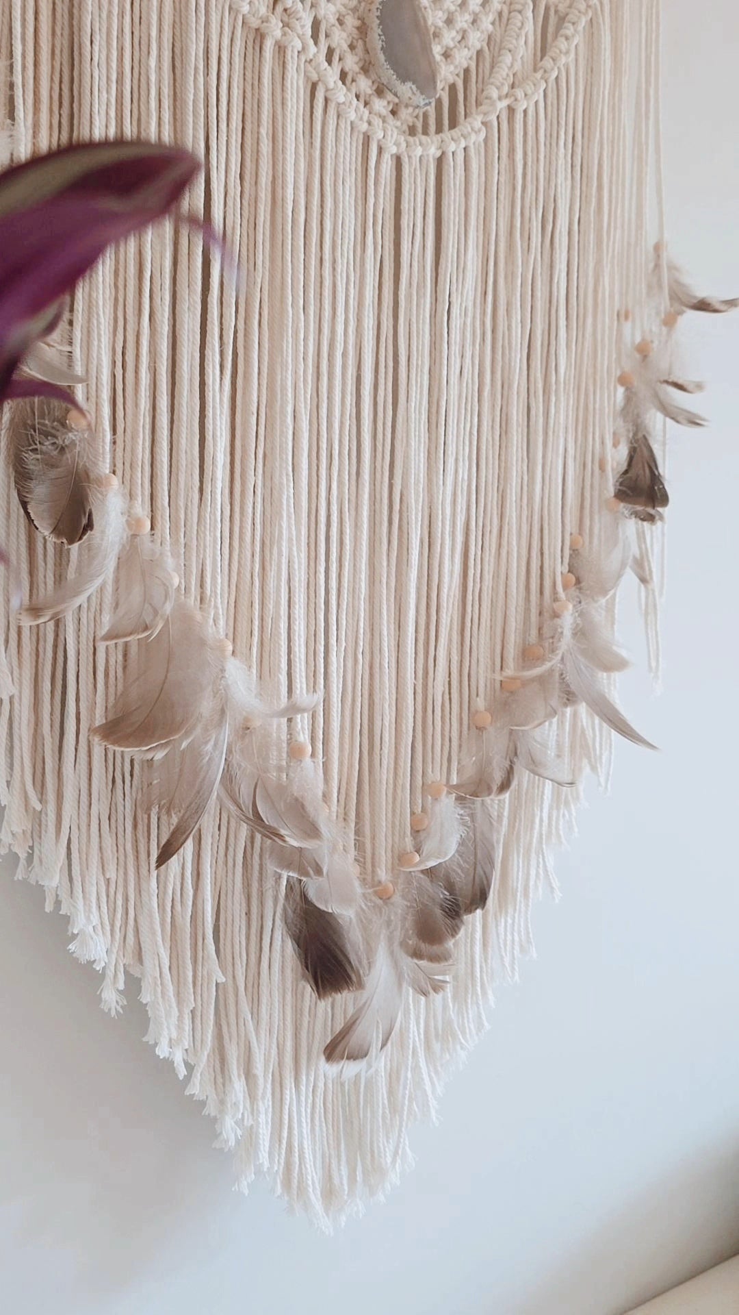 XL Macrame & Driftwood Dream Catcher