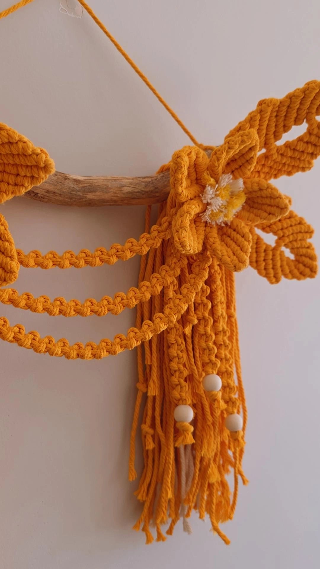 Floral Macrame Wall Decor