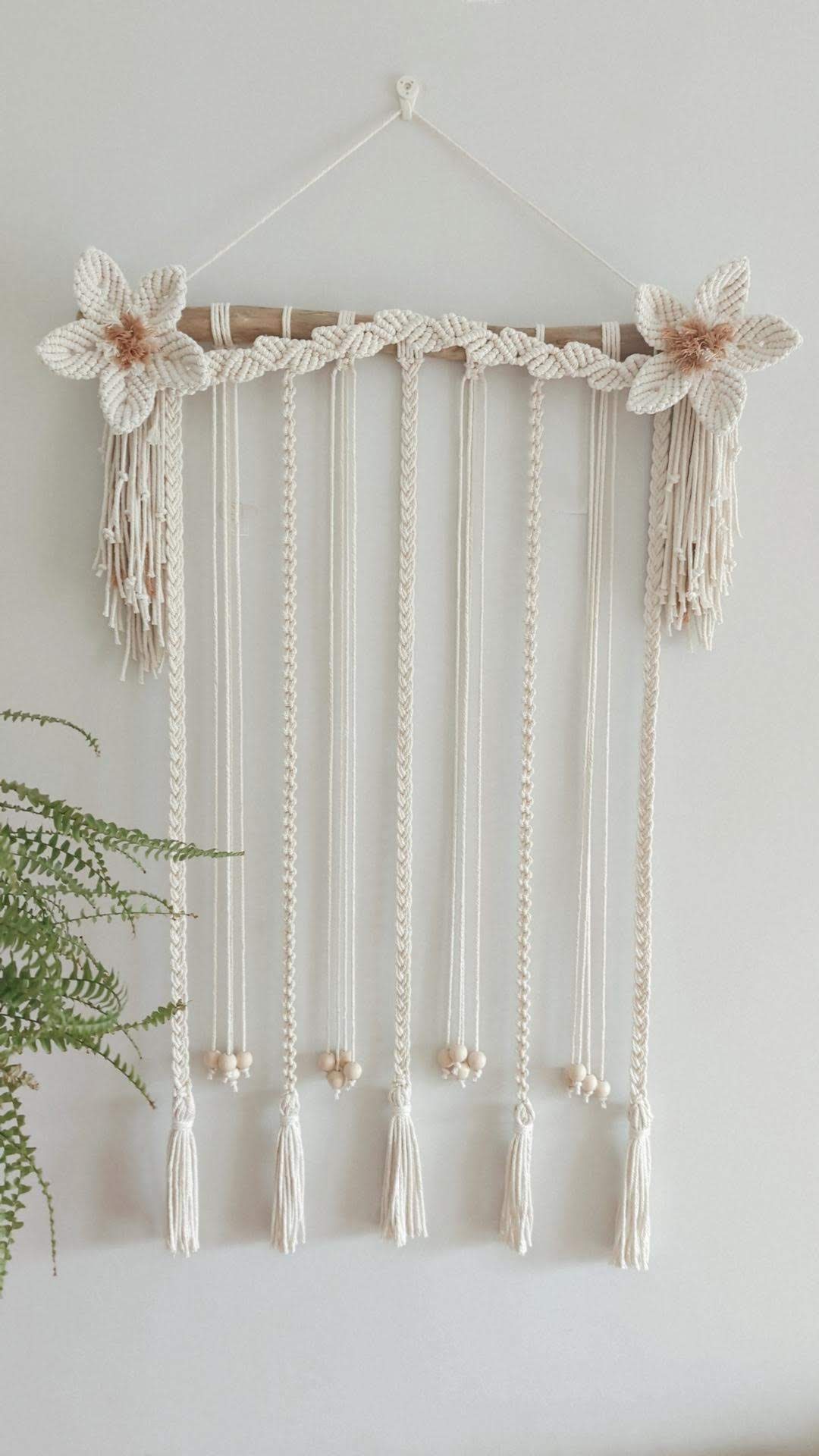 MADE TO ORDER: Macrame Photo Display Wall Decor