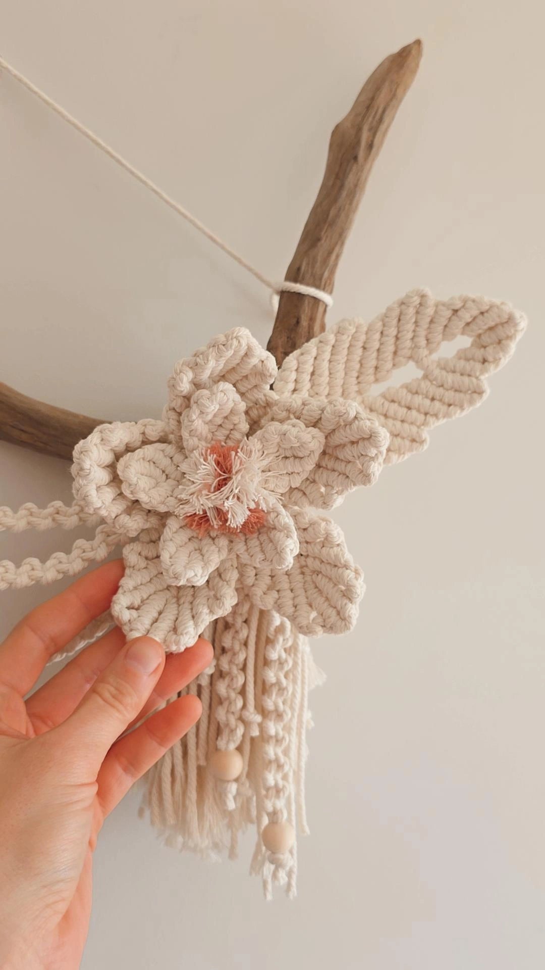 Floral Macrame Wall Decor
