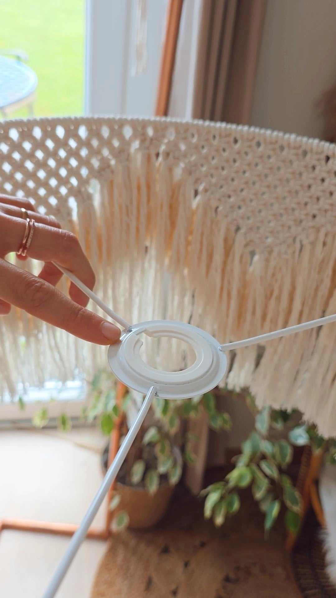 Macrame Chandelier Lampshade