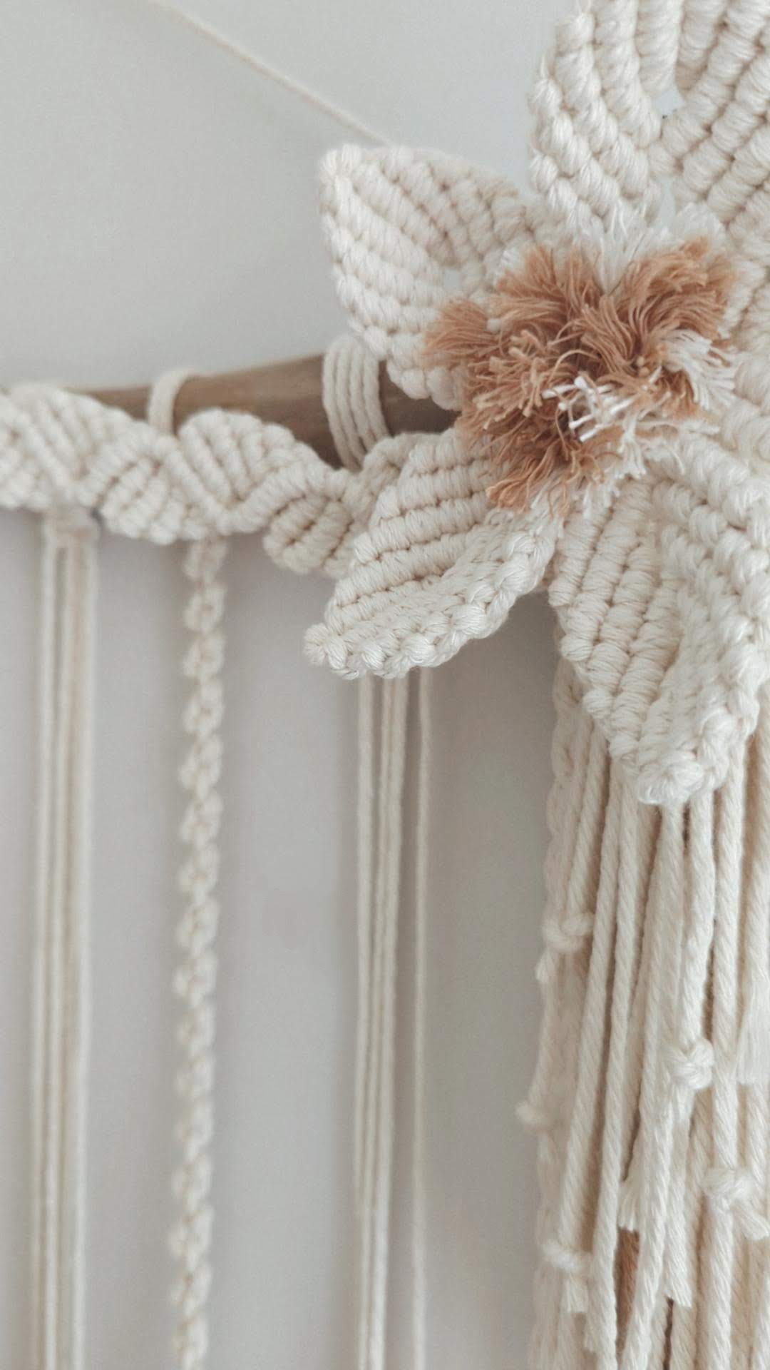 MADE TO ORDER: Macrame Photo Display Wall Decor