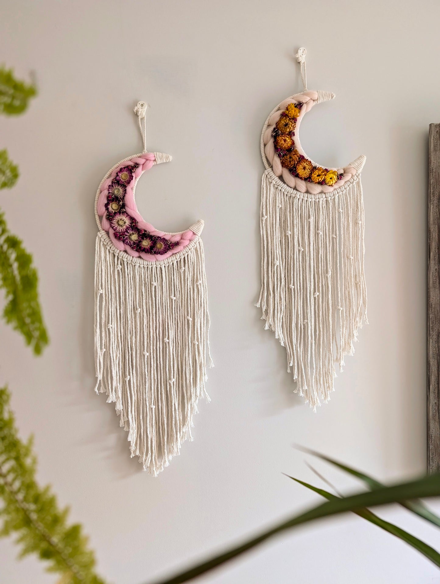 Macrame Moon Phase Dream Catcher