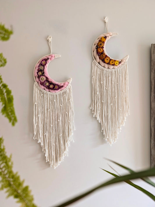 Macrame Moon Phase Dream Catcher