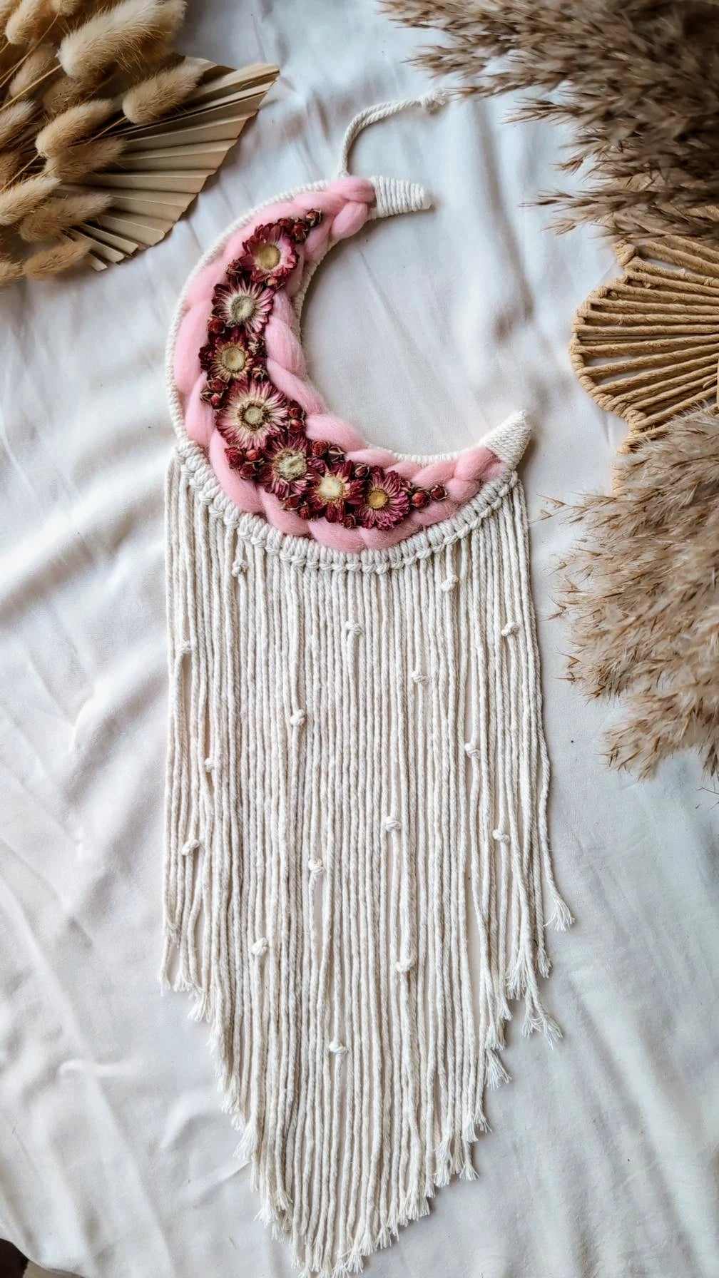 Macrame Moon Phase Dream Catcher