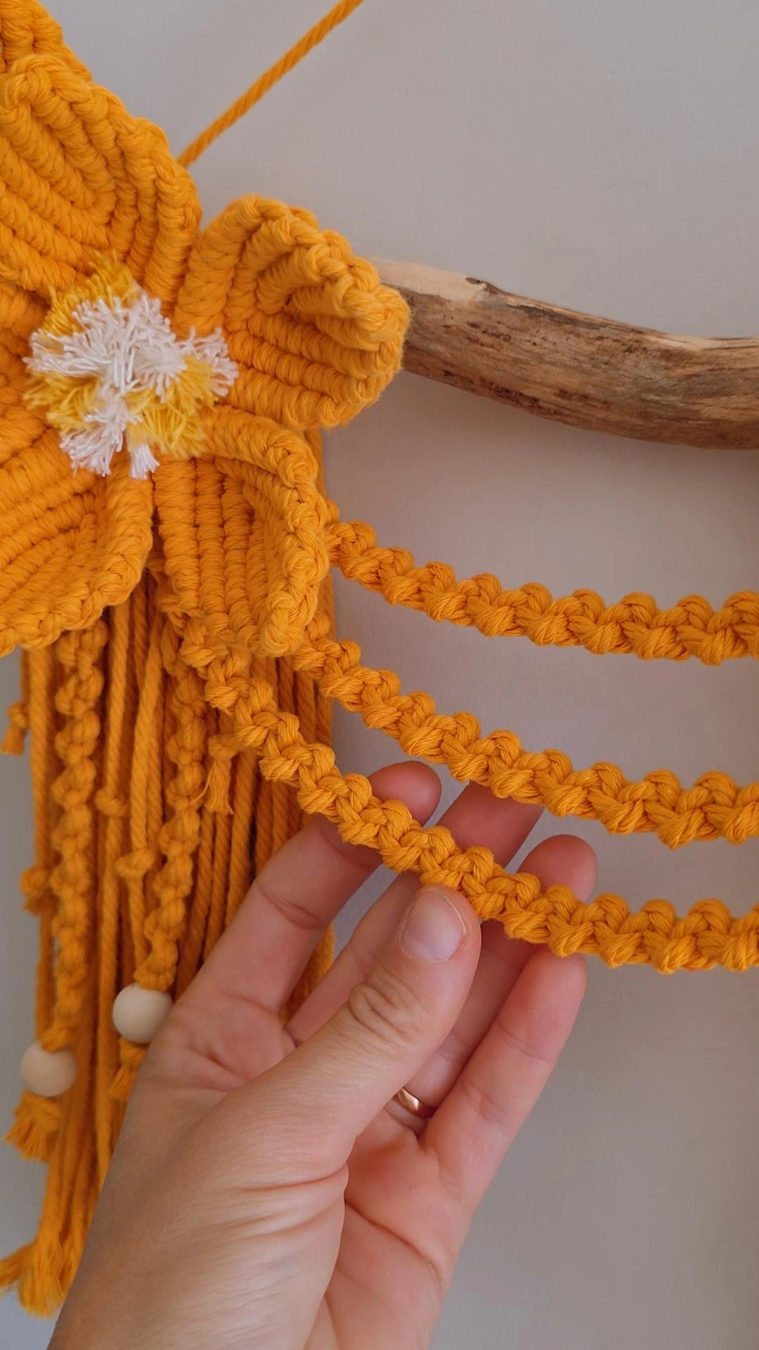 Floral Macrame Wall Decor