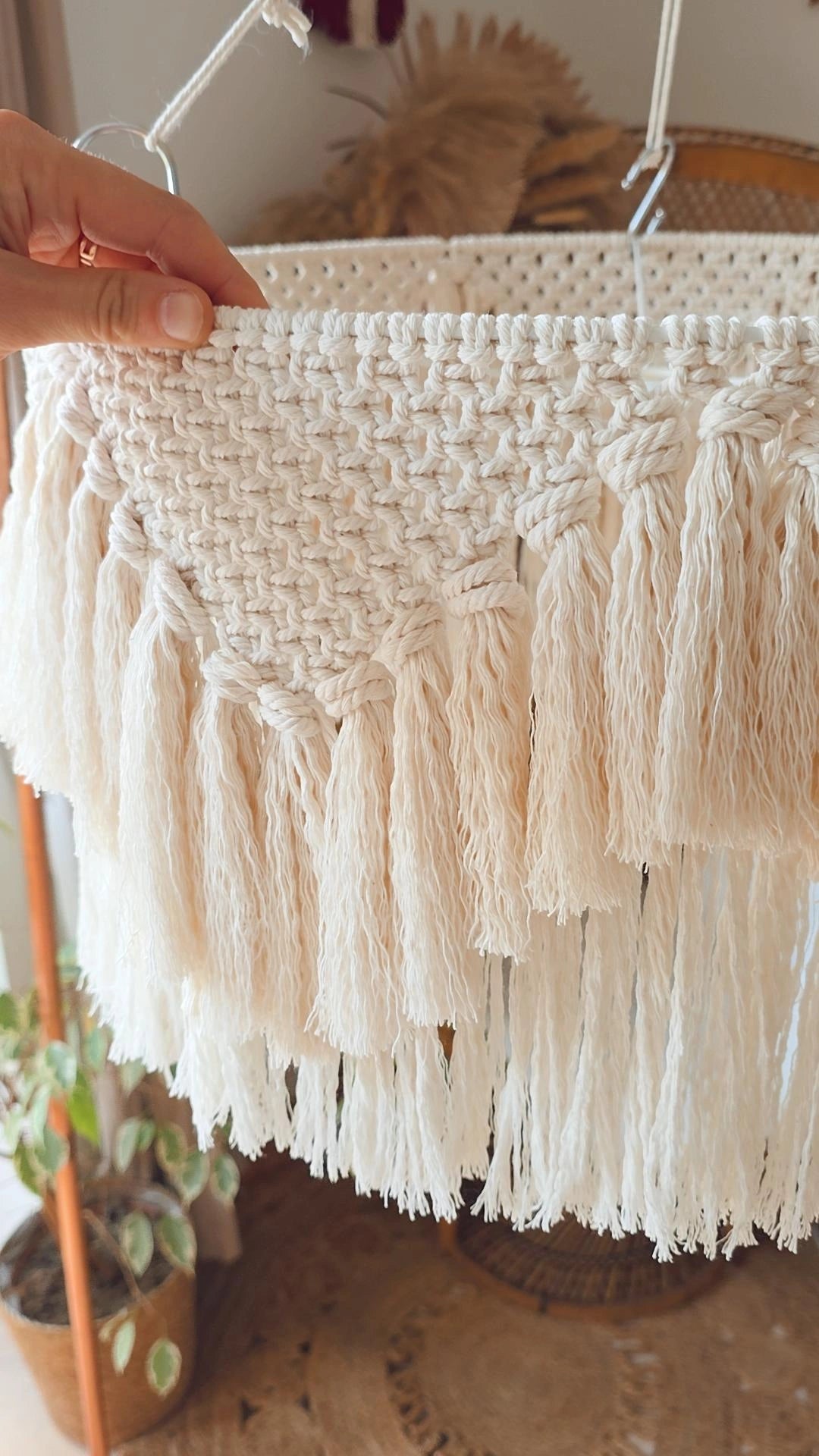 Macrame Chandelier Lampshade