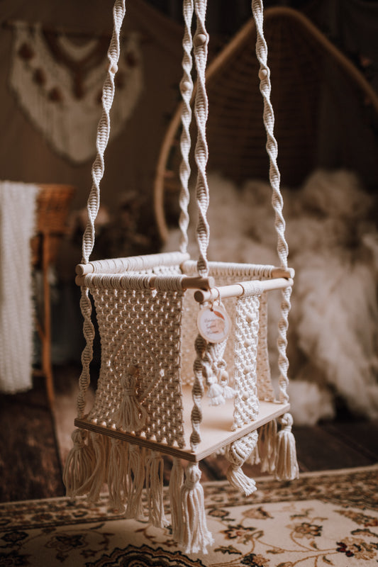 Macrame Baby Swing