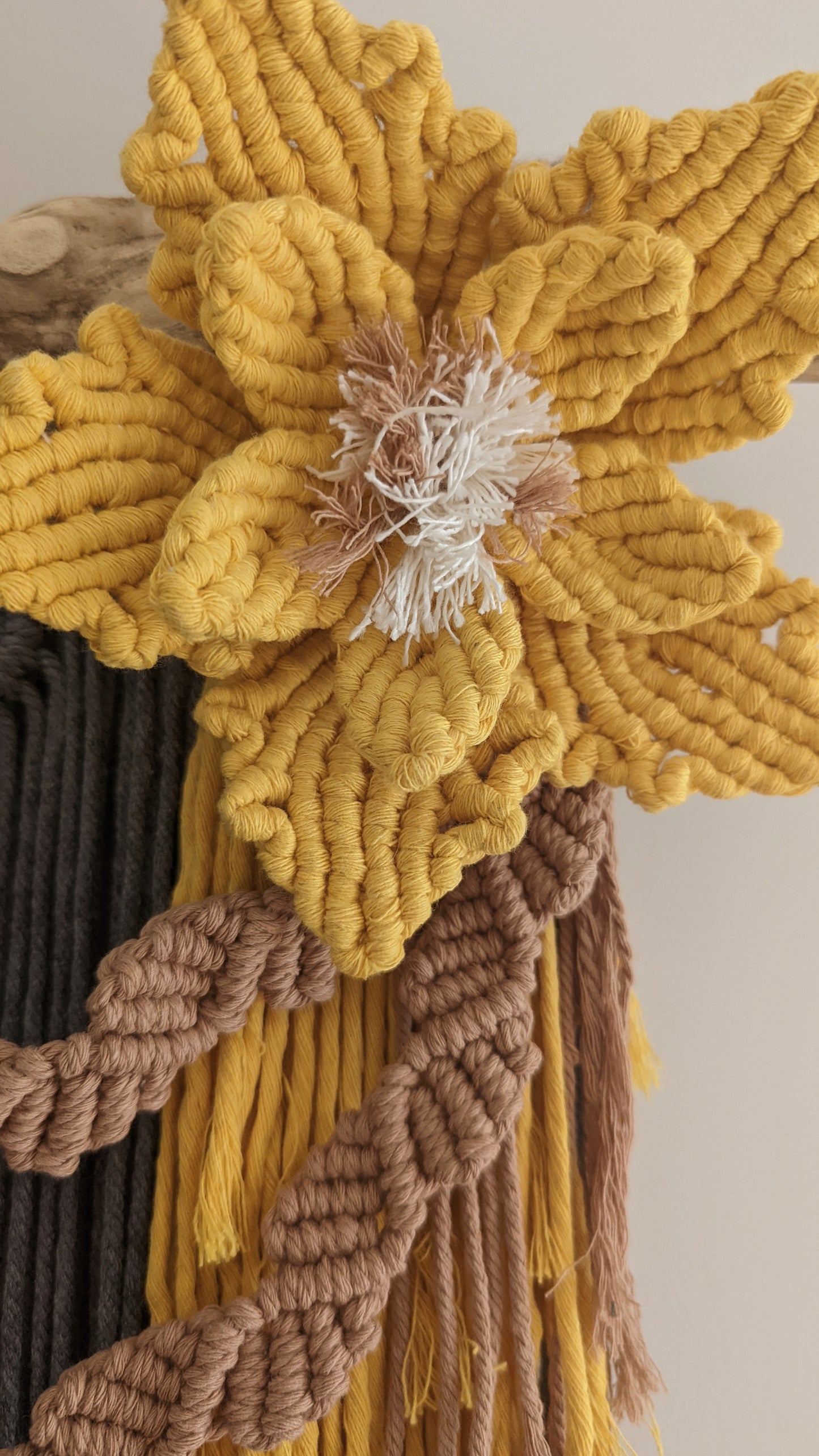 "Colors Of The Fall" Large Macrame Wall Hanging Decor